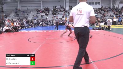 132 lbs Semifinal - Daniel Aranda, FL vs John Provencio, AZ