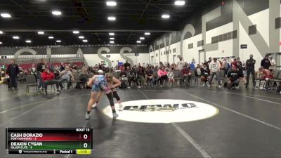 112 lbs Placement Matches (8 Team) - Deakin Cygan, Killer Elite vs Cash Dorazio, Fort Hammers