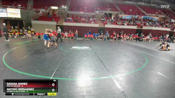 107 lbs Quarters & 1st Wb (16 Team) - Nayomi Hernandez, Amarillo Palo Duro vs Savana Gomez, Dallas Wilson