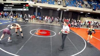 150 lbs Champ. Round 3 - Cael O`Horo, Unattached vs Will Vicary, Unattached