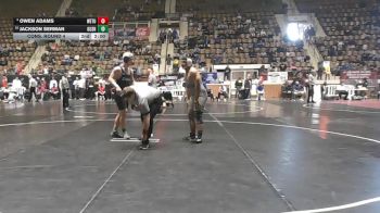 6A 215 lbs Cons. Round 4 - Owen Adams, Wetumpka vs Jackson Serman, Gulf Shores