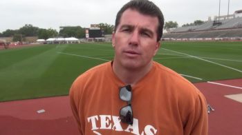 Texas head coach Mario Sategna on grooming Olympic prospects and the Texas Relays