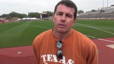 Texas head coach Mario Sategna on grooming Olympic prospects and the Texas Relays