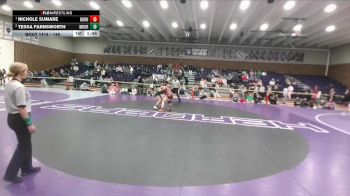 145 lbs 1st Place Match - Nichole Sumare, Burns/Pine Bluffs vs Tessa Farnsworth, Moorcroft
