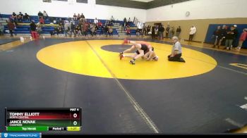 150 lbs Champ. Round 2 - Jance Novak, Cashmere vs Tommy Elliott, North Central