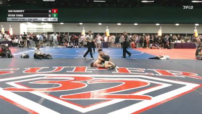 138 lbs Consi Of 64 #2 - Ian Ramsey, VA vs Ryan Yang, NJ