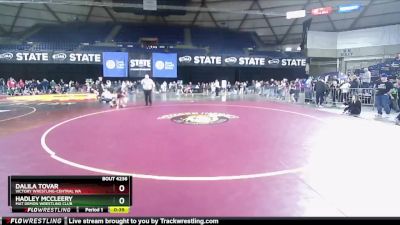 108 lbs Semifinal - Dalila Tovar, Victory Wrestling-Central WA vs Hadley McCleery, Mat Demon Wrestling Club