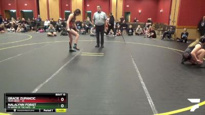 118 lbs Round 5 (6 Team) - Gracie Zupancic, Team NBWC vs NalaLynn Forist, MI Queen Of The Mats