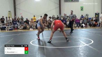 220 lbs Quarterfinal - Luke Walker, Waverly-Shell Rock vs Fadelellah Mounshed, Spartan Mat Club