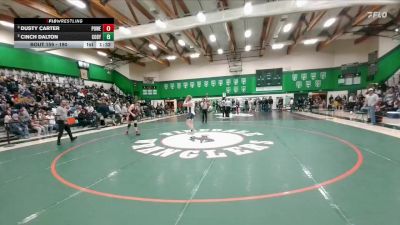 190 lbs Semifinal - Dusty Carter, Powell vs Cinch Dalton, Cody