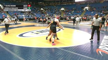 235 lbs Cons. Round 1 - Olivia Rosine, Charleston vs Asreilla Wallace, Carol Stream (Glenbard North)