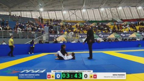 SOFIA PANISSIO vs CLARA DOS SANTOS LOPES 2026 FPJJ Campeonato Paulista