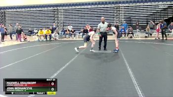 100 lbs Round 5 (10 Team) - John Bednarczyk, Hanover Hawkeye vs Maxwell Krauskopf, Legend Wrestling