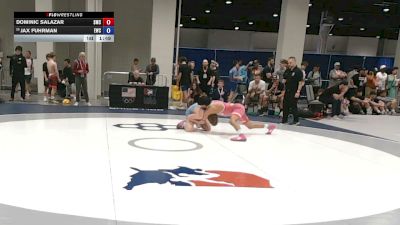 60 kg Cons. Sub-rd Of 32 - Dominic Salazar, Spartan Mat Club vs Jax Fuhrman, Exodus Wrestling Club