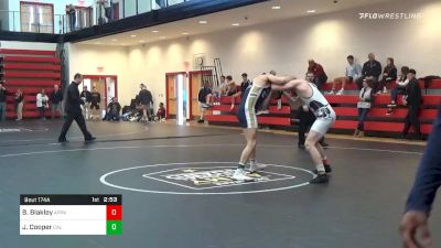 174 lbs Consolation - Barrett Blakley, Appalachian State vs Jacob Cooper, Cal Baptsit