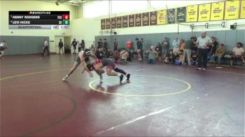 149 lbs Quarterfinal - Kenny Rodgers, Fresno City College vs Levi Hicks, Shasta College