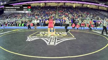 Girls-130 lbs Cons. Round 2 - Emmaleigh Peters, Millington Hs Girls vs Alyse Muscat, Berkley H.s. Girls