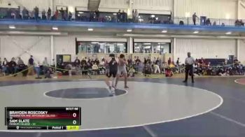 184 lbs Champ. Round 2 - Sam Slate, Ferrum College vs Brayden Roscosky, Washington And Jefferson College