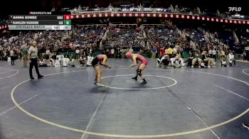 120 lbs 5th Place Match - Jianna Gomez, Hoke County vs Kahlen Kuddie, A.L. Brown