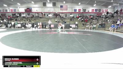 141 lbs Quarterfinal - Brock Durbin, Ashland vs Cayden Henschel, Wisconsin-Parkside