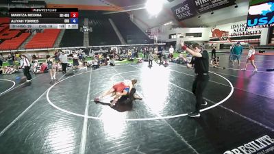 105 lbs Maritza Medina, Idaho 1 HS Girls vs Aliyah Torres, California HS Girls