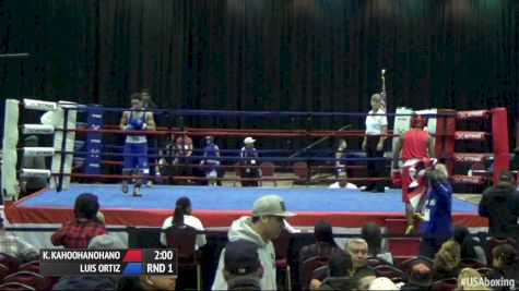 K. Kahoohanohano vs Luis Ortiz Junior Open and Youth National Championships