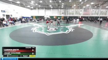 174 lbs Cons. Round 2 - Cameron Simcox, Maryville University vs Crosby Schlosser, UW-Parkside