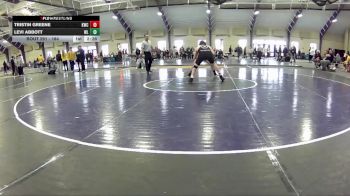 184 lbs Semifinal - Levi Abbott, West Liberty vs Tristin Greene, Knights Wrestling Club