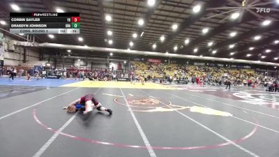 175 lbs Cons. Round 3 - Draedyn Johnson, Unattached vs CorBin Sayler, Yankton Bucks