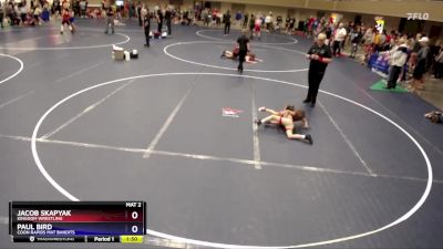 63 lbs Champ. Round 1 - Jacob Skapyak, Kingdom Wrestling vs Paul Bird, Coon Rapids Mat Bandits