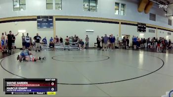 144 lbs 3rd Place Match - Wayne Harden, Bloomington South Wrestling Club vs Marcus Knapp, Whiteland Wrestling Club