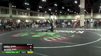 126 lbs Round 3 (16 Team) - Rayshun James, Raw (Raleigh) vs Angelo Vargo, MXW Black