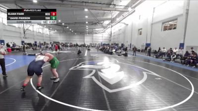 285 lbs Cons. Semi - David Pierson, York (PA) vs Elijah Farr, Messiah