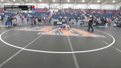 165 lbs Champ. Rd Of 32 - Bradley Caygill, Daniel Cormier Wrestling Academy vs Zaiden Rosenthal, Sanderson Wrestling Academy