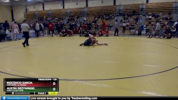 125 lbs Semifinal - Austin Grzywinski, Saint Cloud State vs Inocencio Garcia, Wisconsin-La Crosse