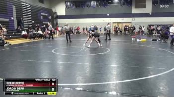 120 lbs Quarterfinal - Jordin Derr, Independence vs Reese Berns, Central Community, Elkader