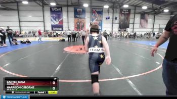 100 lbs Rd# 1 9:00am Friday - Cole Organiscak, PA Blue vs Calan Childress, Cali Red