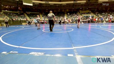 76 lbs Round Of 16 - Aiden Hawkins, Blackwell Wrestling Club vs Hunter Coney, Choctaw Ironman Youth Wrestling