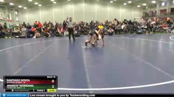 100 lbs Round 5 (6 Team) - Santiago Govea, Wyoming Brown vs Andrew Workman, Tennessee White