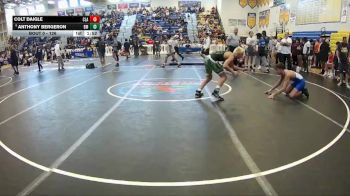 126 lbs Champ. Round 2 - Anthony Bergeron, Beast Mode vs Colt Daigle, Clay