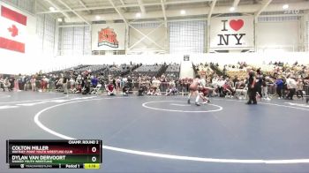 110 lbs Champ. Round 2 - Dylan Van Dervoort, Shaker Youth Wrestling vs Colton Miller, Whitney Point Youth Wrestling Club