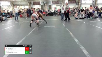 88 lbs Round 2 (8 Team) - Zane Messiter, Ranger WC vs Matthew Kesters, 84 Athletes