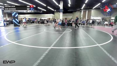126 lbs 2nd Place - Colton Lock, Cardinal Wrestling Club vs Jace Jackson, Grapevine Wrestling Club