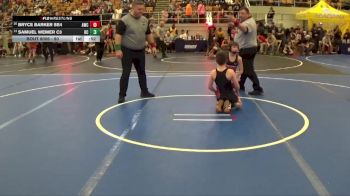 80 lbs Champ. Round 1 - Samuel Wemer C3, Bloom Carroll vs Bryce Barker SE4, Ascent Wrestling Club