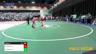 110 lbs Semifinal - Kameo Rozet, Nakamura Wrestling vs Isaac Lucero, NM Beast