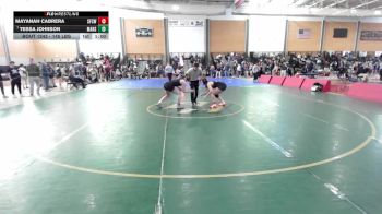 145 lbs Consi Of 4 - Mayanah Cabrera, Springfield Central (W) vs Tessa Johnson, Mansfield