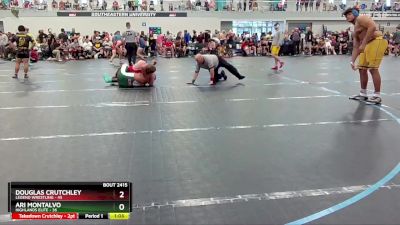 285 lbs Quarterfinal - Douglas Crutchley, Legend Wrestling vs Ari Montalvo, Highlands Elite