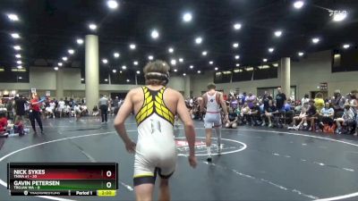 132 lbs Round 1 (4 Team) - Nick Sykes, TNWA #1 vs Gavin Petersen, Trojan WA