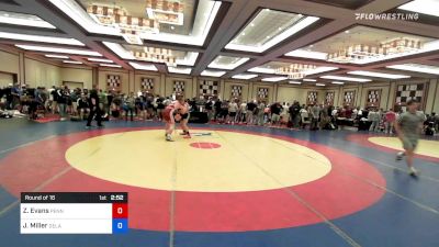 220 lbs Round Of 16 - Zachary Evans, Pennsylvania RTC vs James "Frank" Miller, Delaware