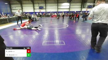 124 lbs Final - Aydin Lamb, Red Roots WC vs Harrison Accorsi, Fisheye